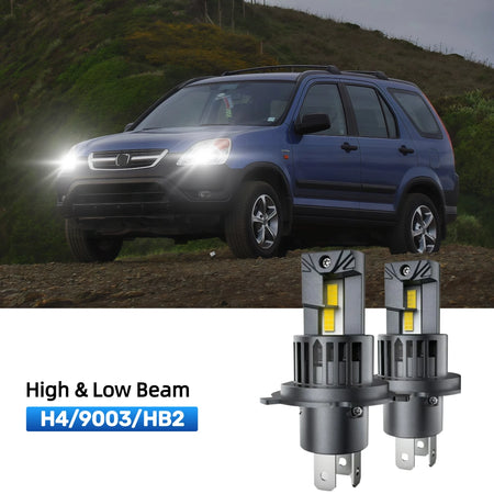 RIMTHIN H4 LED High & Low Beam Bulbs Fit for 2002-2004 Honda CR-V
