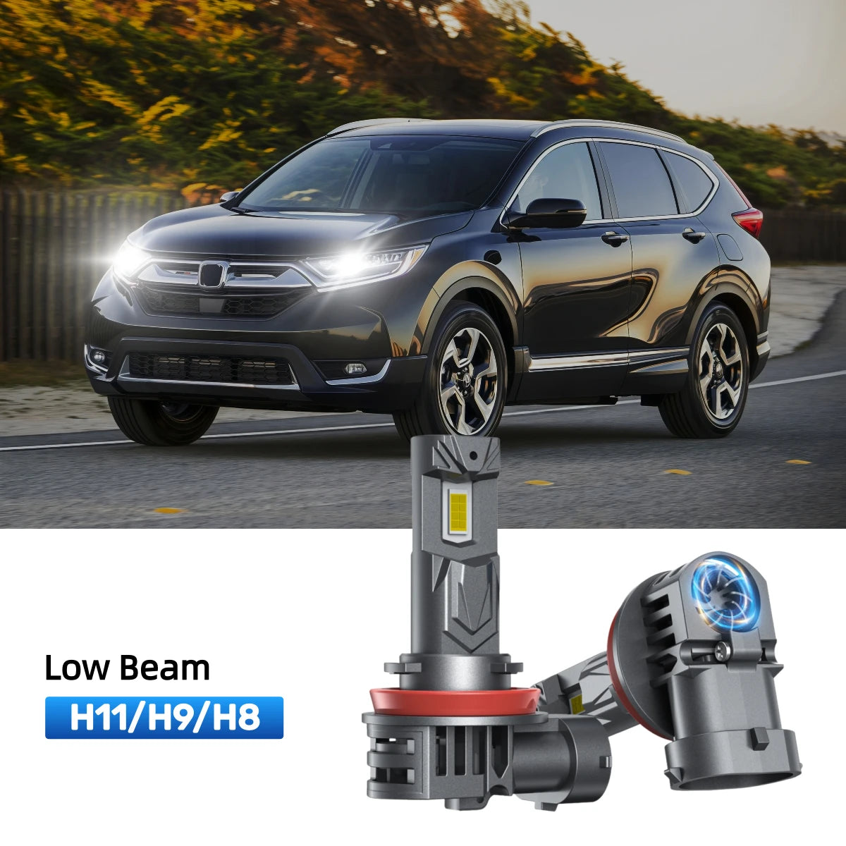 RIMTHIN H11 LED Low Beam Bulbs Fit for 2015-2019 Honda CR-V