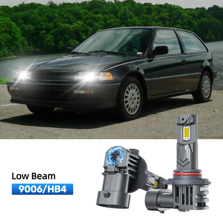 RIMTHIN 9006 LED Low Beam Bulbs Fit for 1988-1991 Honda Civic