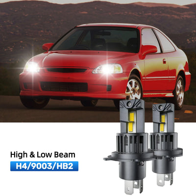 RIMTHIN H4 LED High & Low Beam Bulbs Fit for 1999-2000 Honda Civic