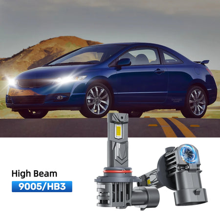 RIMTHIN 9005 LED High Beam Bulbs Fit for 2006-2008 Honda Civic