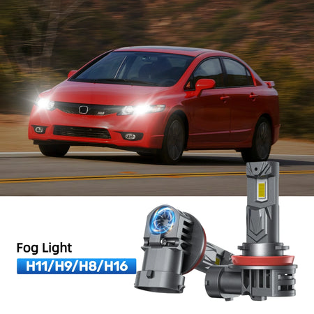 RIMTHIN H11 LED Fog Light Bulbs Fit for 2009-2011 Honda Civic