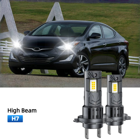 RIMTHIN H7 LED High Beam Bulbs Fit for 2011-2012 Hyundai Elantra