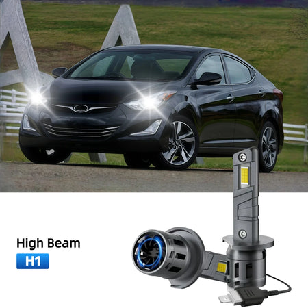 RIMTHIN H1 LED High Beam Bulbs Fit for 2011-2012 Hyundai Elantra