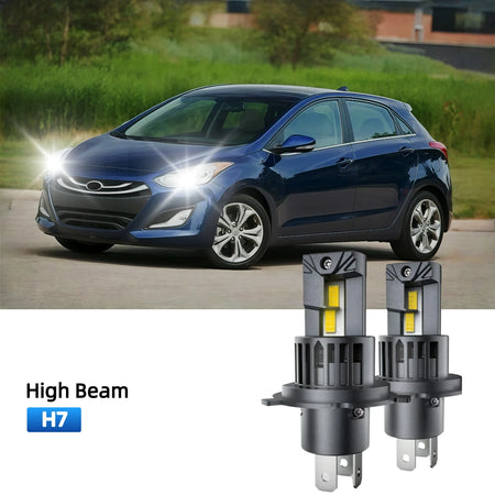 RIMTHIN H7 LED High Beam Bulbs Fit for 2013-2017 Hyundai Elantra GT