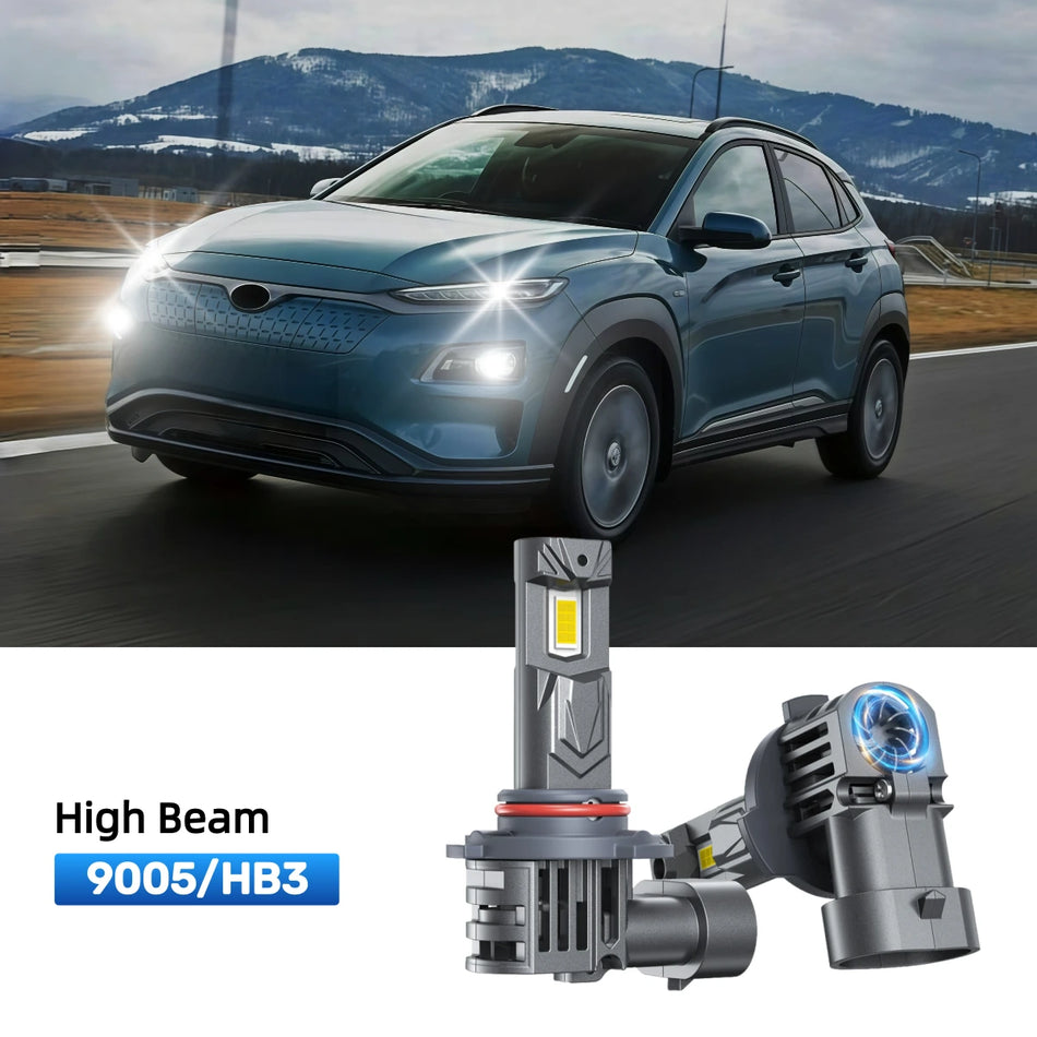 Fit for 2022 Hyundai Kona 9005 LED Headlight Bulbs | Plug and Play