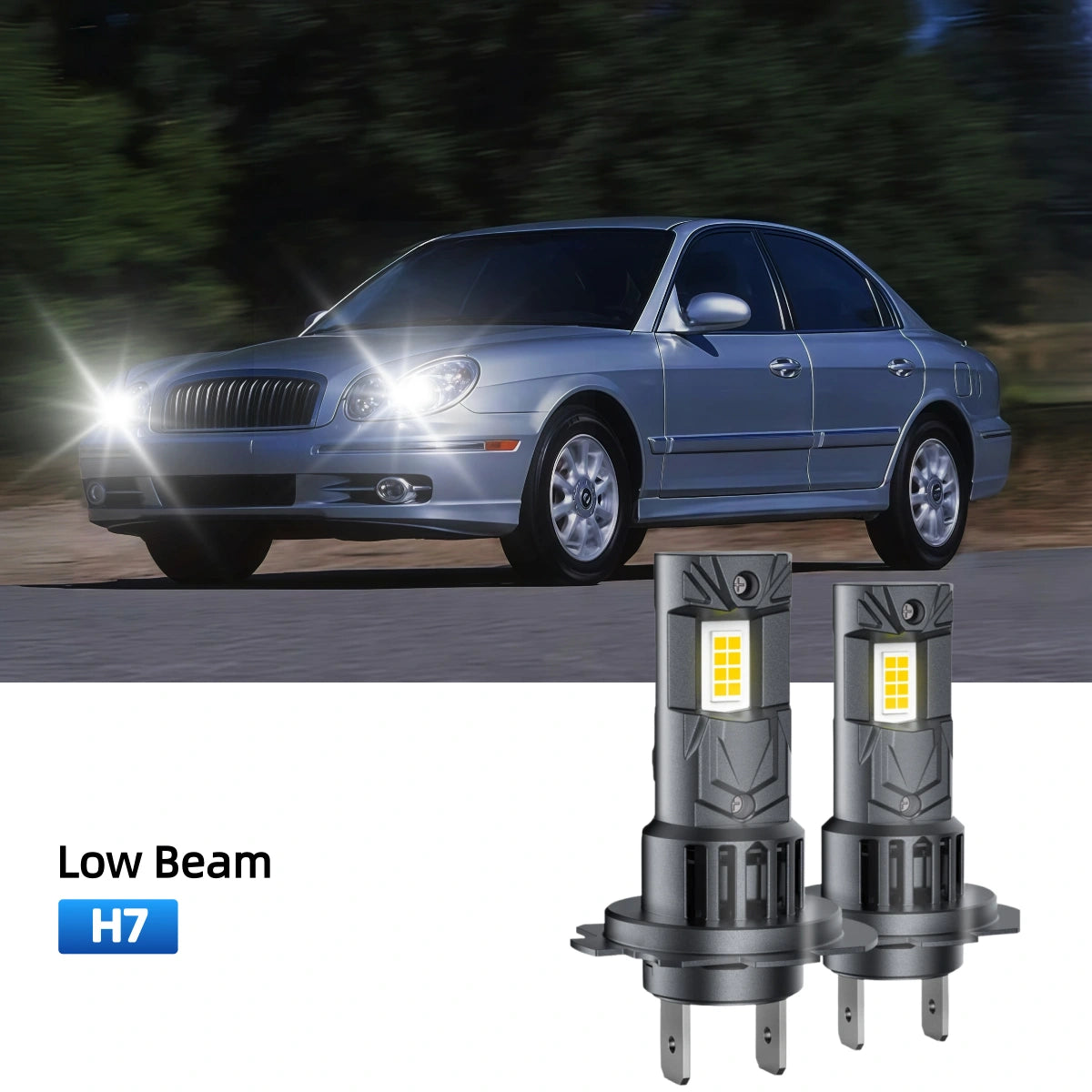 RIMTHIN H7 LED Low Beam Bulbs Fit for 2002-2005 Hyundai Sonata