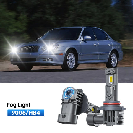 RIMTHIN 9006 LED Fog Light Bulbs Fit for 2002-2005 Hyundai Sonata