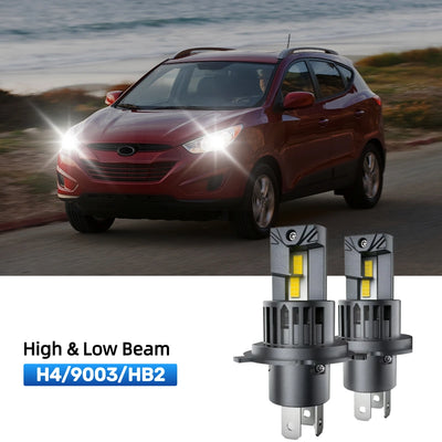RIMTHIN H4 LED High & Low Beam Bulbs Fit for 2005-2013 Hyundai Tucson