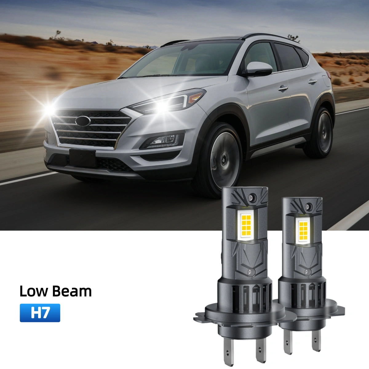 RIMTHIN H7 LED Low Beam Bulbs Fit for 2019-2020 Hyundai Tucson