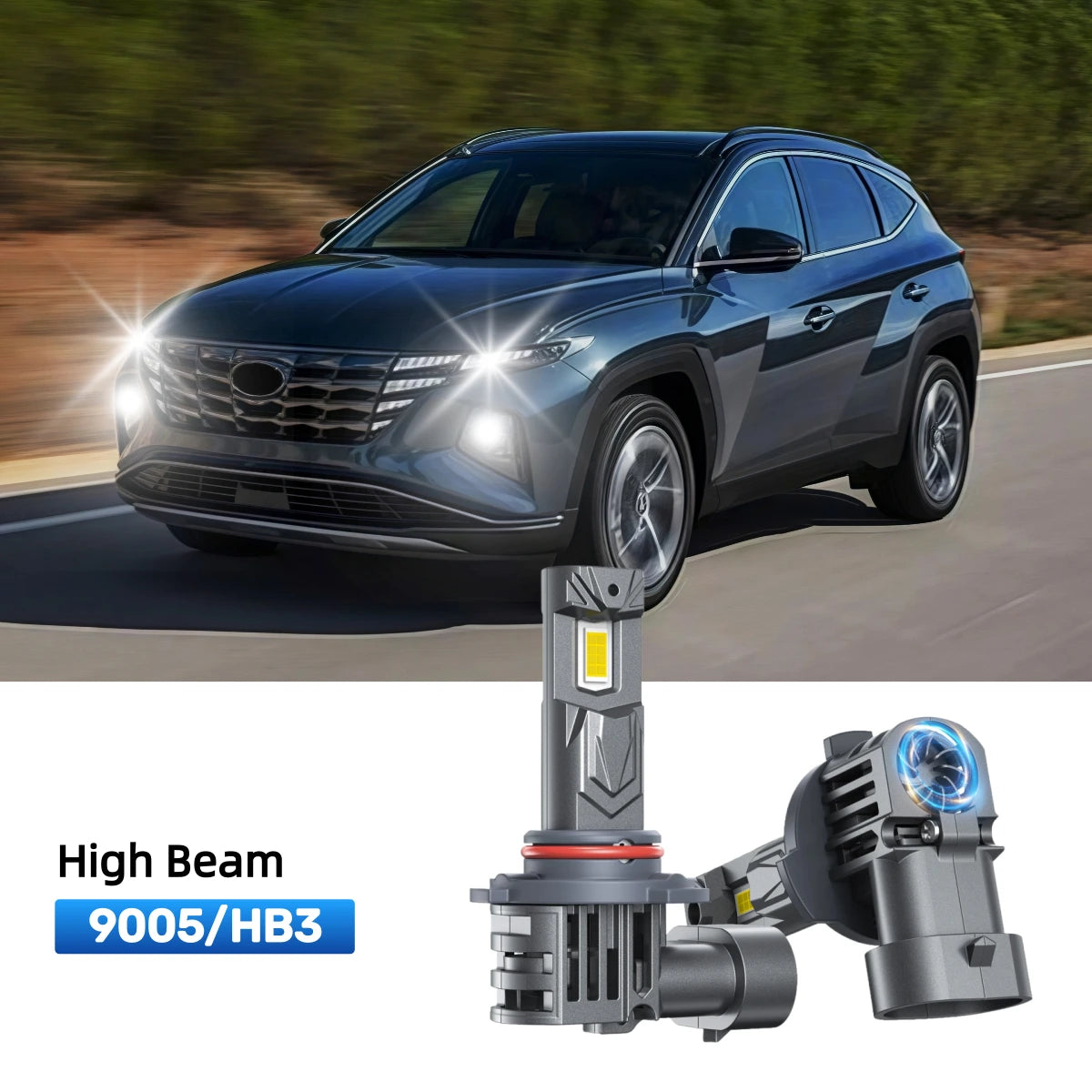 RIMTHIN 9005 LED High Beam Bulbs Fit for 2021 Hyundai Tucson