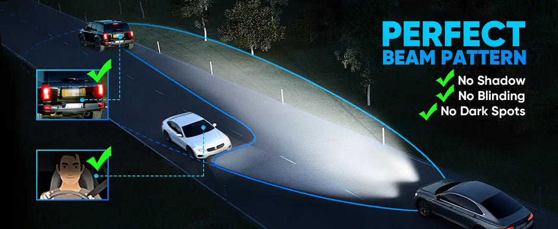 Hyundai Tucson LED Light Bulbs Perfect Beam Pattern