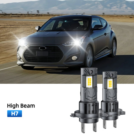 RIMTHIN H7 LED High Beam Bulbs Fit for 2013-2017 Hyundai Veloster