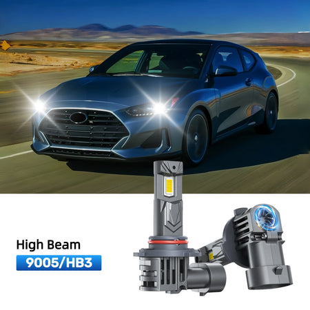 RIMTHIN 9005 LED High Beam Bulbs Fit for 2019-2021 Hyundai Veloster