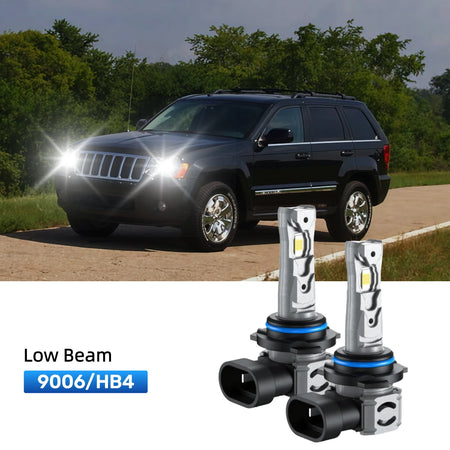RIMTHIN 9006 LED Low Beam Bulbs Fit for 2005-2010 Jeep Grand Cherokee