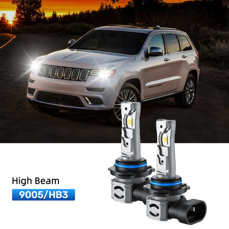 RIMTHIN H9 LED High Beam Bulbs Fit for 2014-2018 Jeep Grand Cherokee