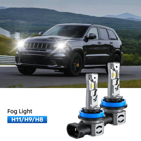 RIMTHIN H11 LED Fog Light Bulbs Fit for 2019-2020 Jeep Grand Cherokee