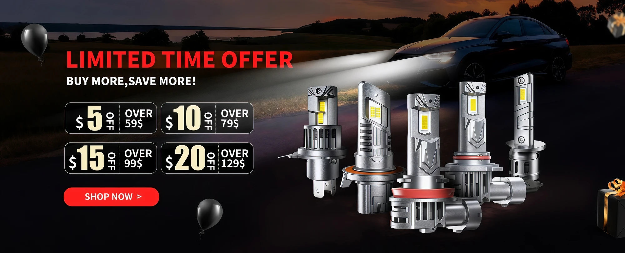 RIMTHIN LED headlight bulbs