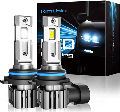Rimthin XM1 9005/HB3 LED Headlight Bulbs 6000K Cool White IP67 60W 16000LM Pack of 2