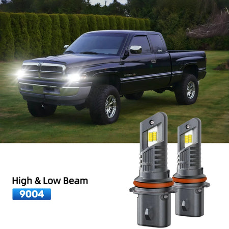 RIMTHIN 9004 LED High & Low Beam Bulbs Fit for 1994-1998 Dodge Ram 1500