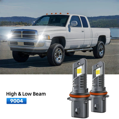 RIMTHIN 9004 LED High & Low Beam Bulbs Fit for 1994-1998 Dodge Ram 2500