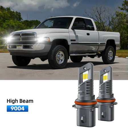 RIMTHIN 9004 LED High Beam Bulbs Fit for 1999-2001 Dodge Ram 2500