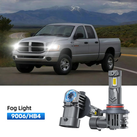 RIMTHIN 9006 LED Fog Light Bulbs Fit for 2003-2005 Dodge Ram 2500