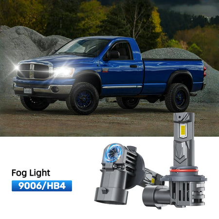 RIMTHIN 9006 LED Fog Light Bulbs Fit for 2006-2008 Dodge Ram 2500
