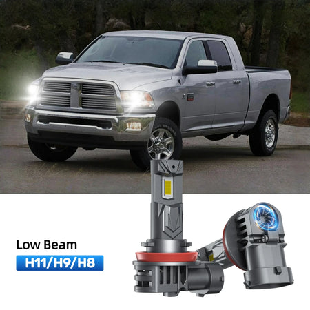 RIMTHIN H11 LED Low Beam Bulbs Fit for 2010 Dodge Ram 2500