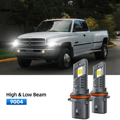 RIMTHIN 9004 LED High & Low Beam Bulbs Fit for 1994-1998 Dodge Ram 3500