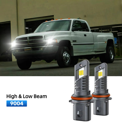 RIMTHIN 9004 LED High & Low Beam Bulbs Fit for 1999-2001 Dodge Ram 3500