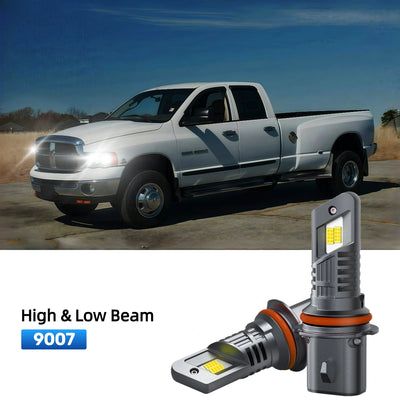 RIMTHIN 9007 LED High & Low Beam Bulbs Fit for 2003-2005 Dodge Ram 3500