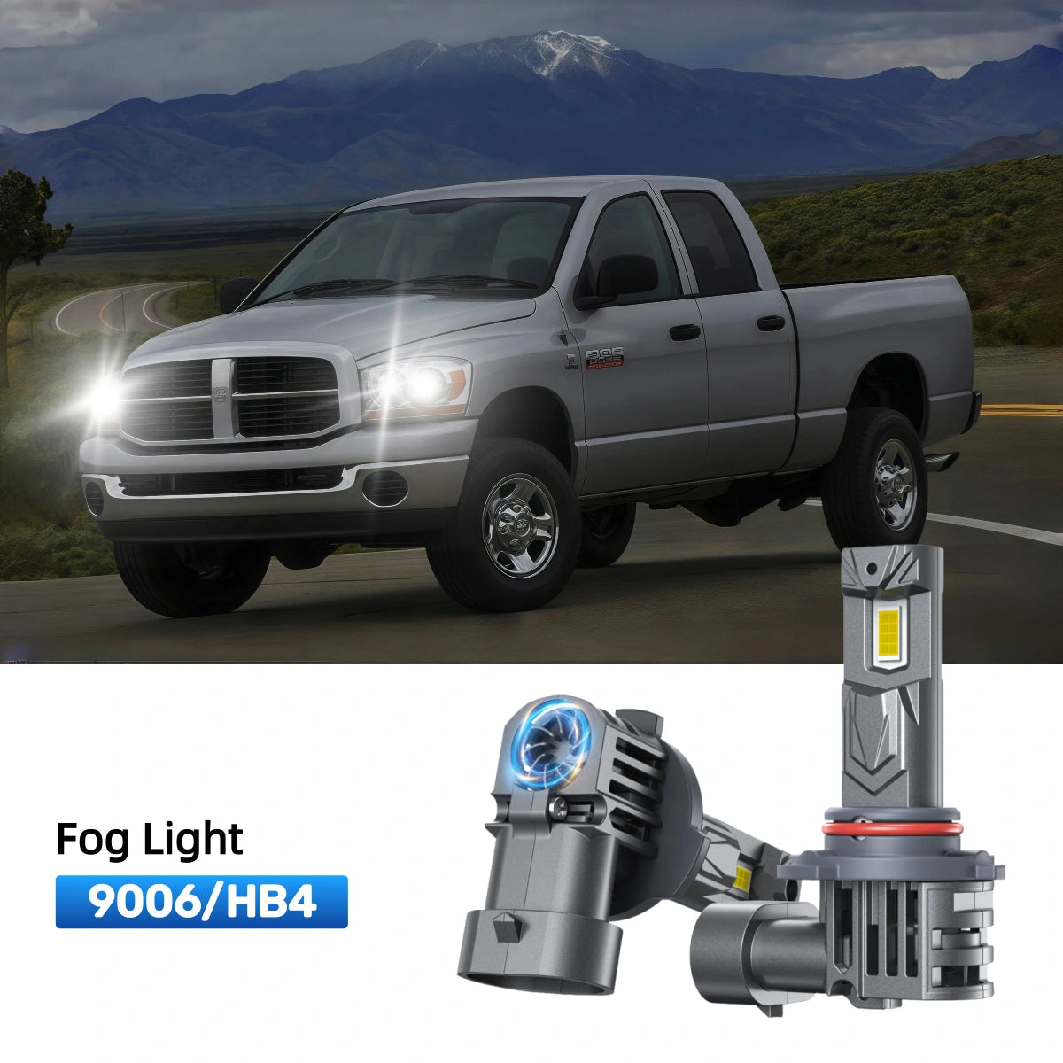 Fit for 2006-2008 Dodge Ram 3500 H13 LED Headlight Bulbs | Clearer and Safer
