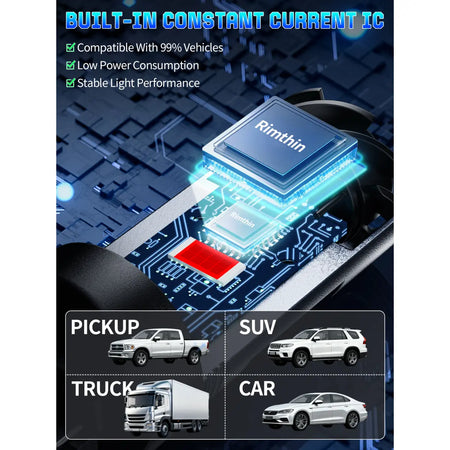 TY1 Series 7440 LED High Mount Stop Light Bulbs CANBUS No Error