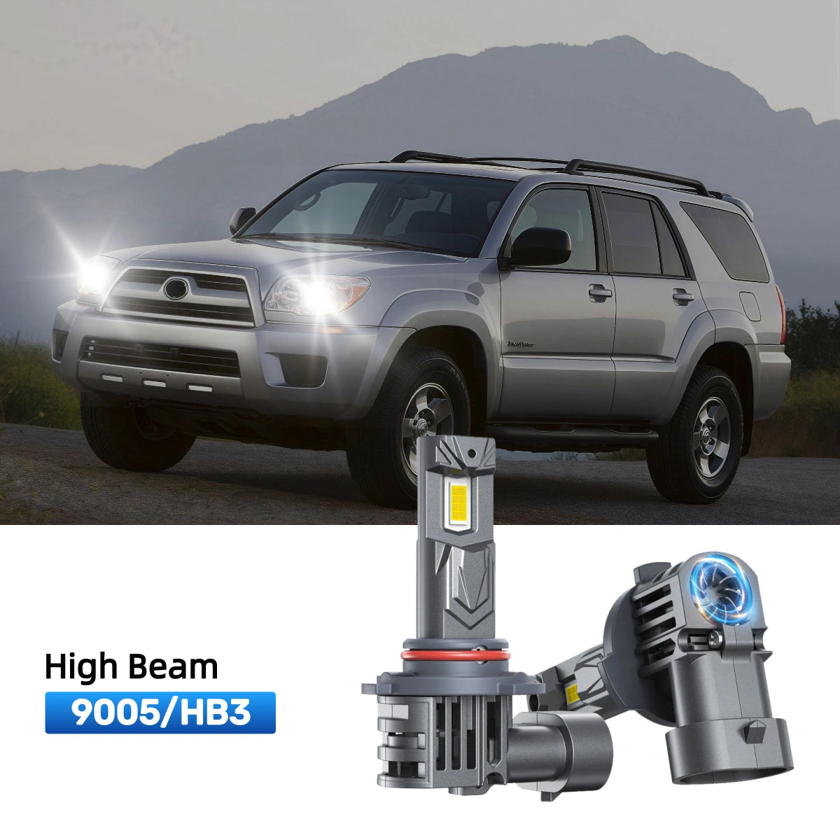 RIMTHIN 9005 LED High Beam Bulbs Fit for 2006-2009 Toyota 4Runner