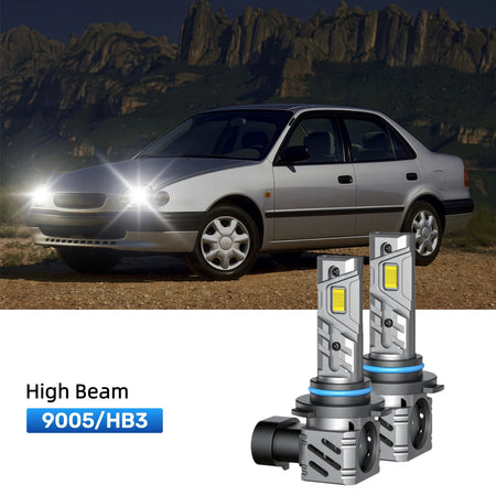 RIMTHIN 9005 LED High Beam Bulbs Fit for 1993-1997 Toyota Corolla