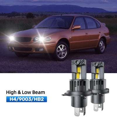 RIMTHIN H4 LED High & Low Beam Bulbs Fit for 1998-1999 Toyota Corolla