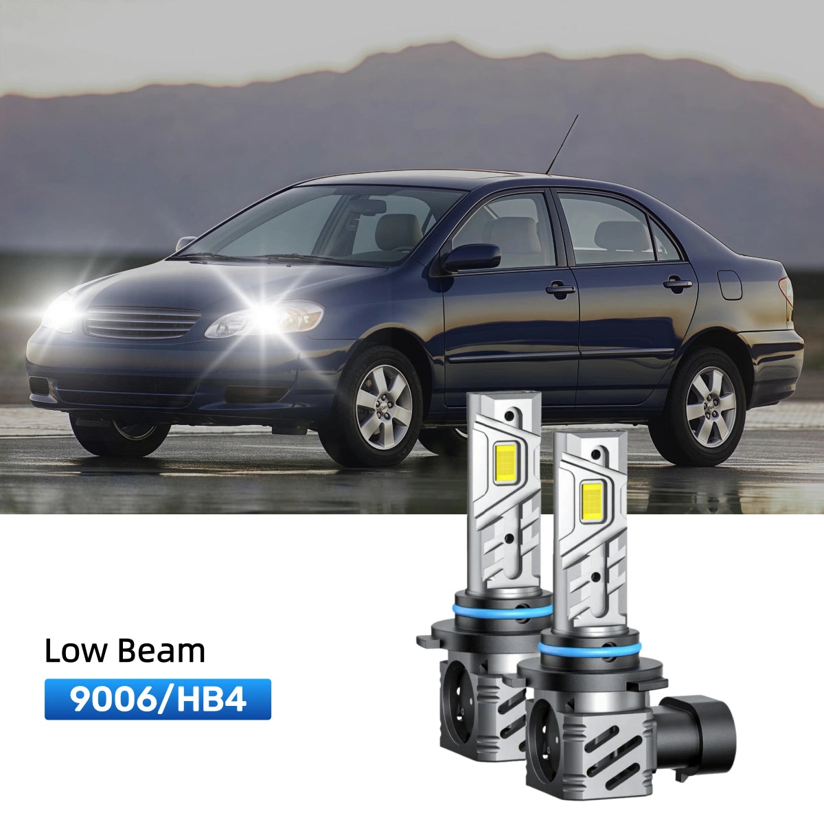 RIMTHIN 9006 LED Low Beam Bulbs Fit for 2001-2004 Toyota Corolla