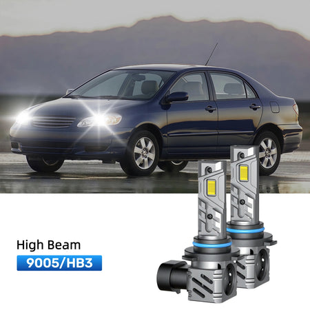 RIMTHIN 9005 LED High Beam Bulbs Fit for 2001-2004 Toyota Corolla