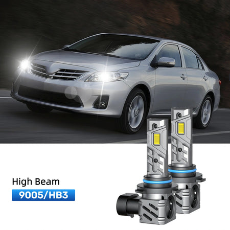 RIMTHIN 9005 LED High Beam Bulbs Fit for 2009-2013 Toyota Corolla