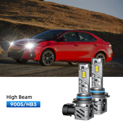 RIMTHIN 9005 LED High Beam Bulbs Fit for 2014-2016 Toyota Corolla