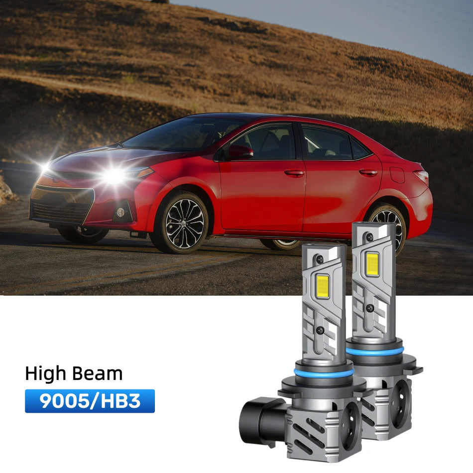Fit for 2014-2016 Toyota Corolla 9005 LED Headlight Bulbs | Clearer and Safer