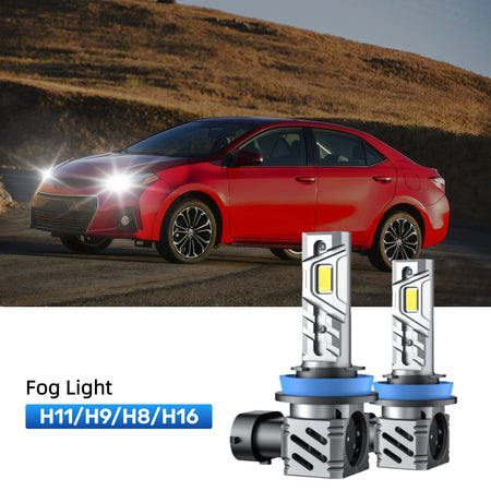 RIMTHIN H11 LED Fog Light Bulbs Fit for 2014-2016 Toyota Corolla