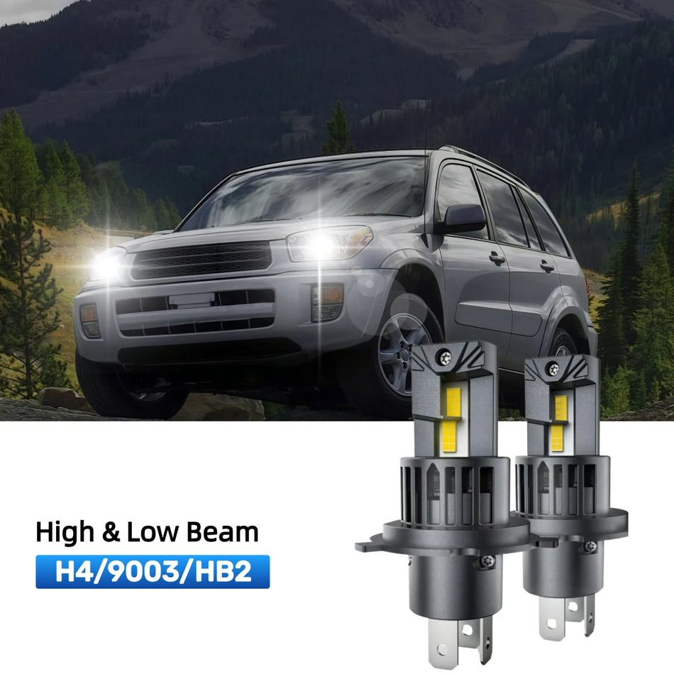 Fit for 2001-2005 Toyota Rav4 H4 LED Headlight Bulbs | Clearer and Safer
