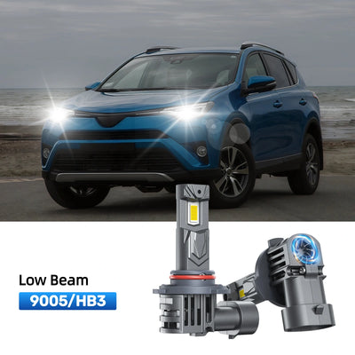 RIMTHIN 9005 LED Low Beam Bulbs Fit for 2015 Toyota Rav4 