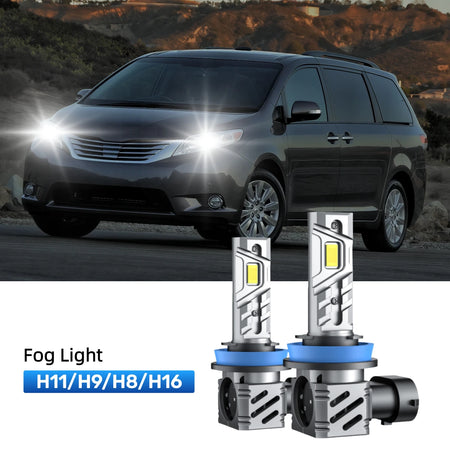 RIMTHIN H11 LED Fog Light Bulbs Fit for 2011-2014 Toyota Sienna