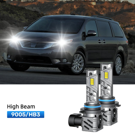 RIMTHIN 9005 LED High Beam Bulbs Fit for 2011-2014 Toyota Sienna