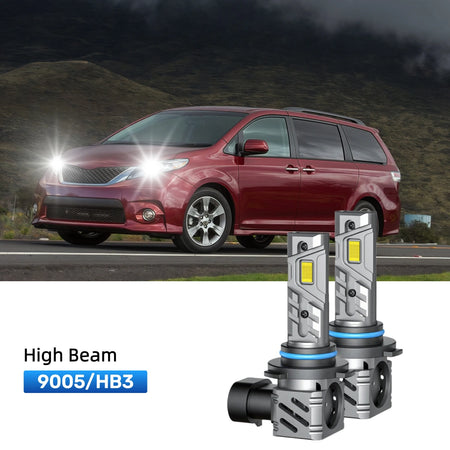 RIMTHIN 9005 LED High Beam Bulbs Fit for 2015-2017 Toyota Sienna