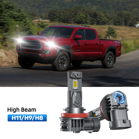 RIMTHIN H9 LED High Beam Bulbs Fit for 2018 Toyota Tacoma