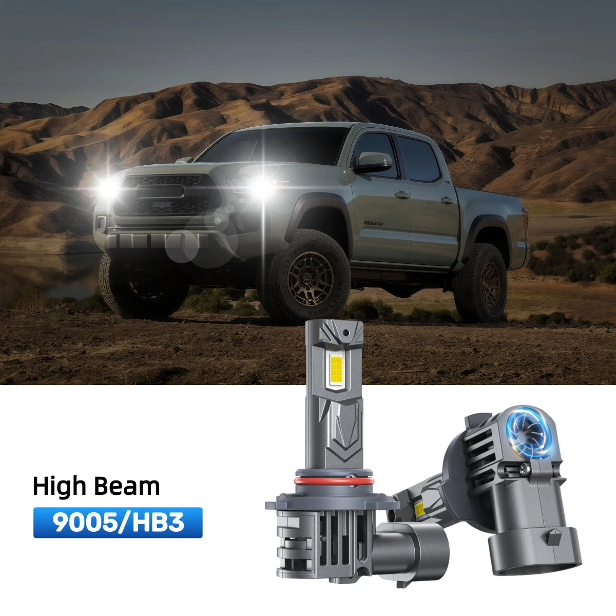 RIMTHIN 9005 LED High Beam Bulbs Fit for 2021-2023 Toyota Tacoma